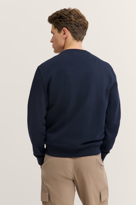 Bugatti Herren Sweatshirt met ronde hals in modern fit van een katoenmix - Image 2