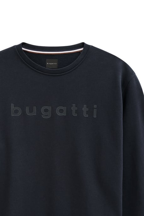 Bugatti Herren Sweatshirt met ronde hals in modern fit van een katoenmix - Image 5