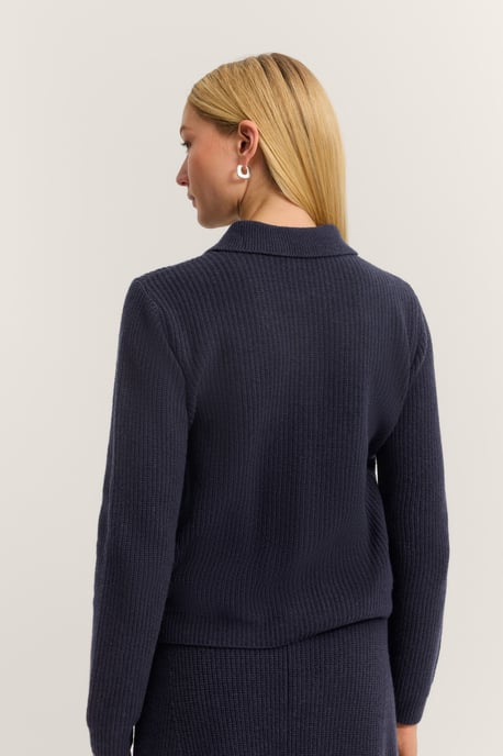 Bugatti Damen Troyer mit Polokragen und kurzem Reißverschluss - Image 2