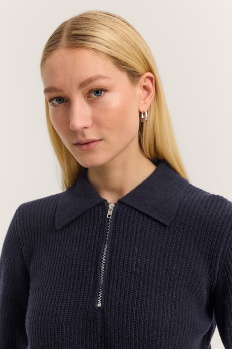 Bugatti Damen Troyer mit Polokragen und kurzem Reißverschluss - Image 4