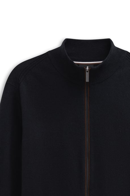 Bugatti Herren Strickjacke mit Reißverschluss und Stehkragen - Image 4