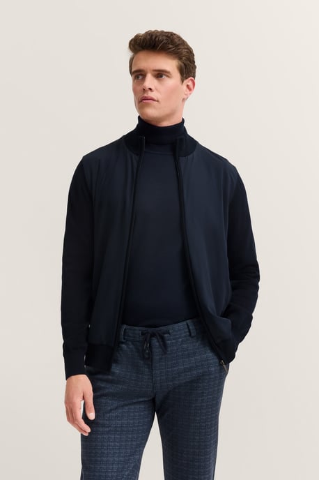 Bugatti Herren Vest met opstaande kraag en zakken met ritssluiting - Image 1