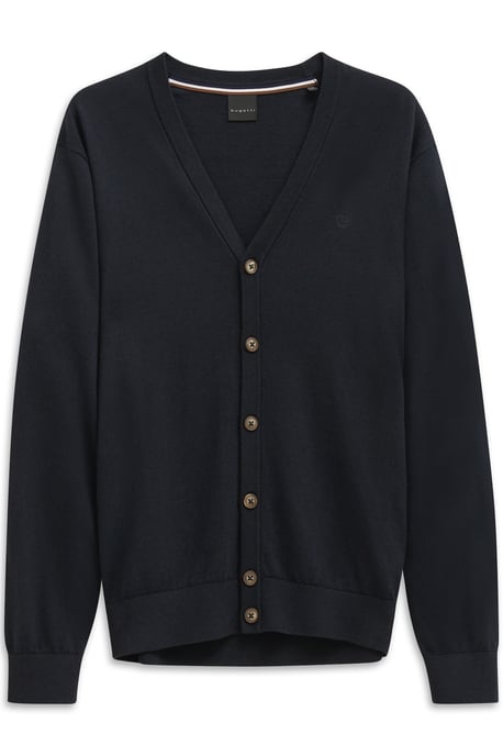 Bugatti Herren Cardigan mit V-Ausschnitt aus Baumwolle-Kaschmir - Image 3