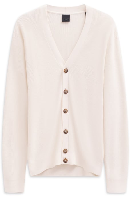 Bugatti Herren Cardigan mit V-Ausschnitt und Ripp-Struktur - Image 3
