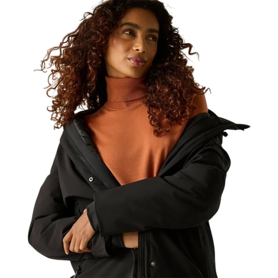 Regatta Womens/Ladies Janna Waterproof Long Length Insulated Jacket (Black) - Image 5
