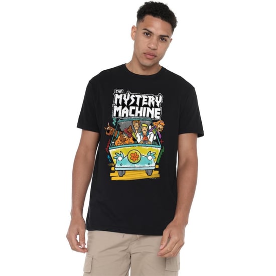 Scooby Doo Unisex Volwassenen T-shirt De Mysteriemachine (Zwart) - Image 1