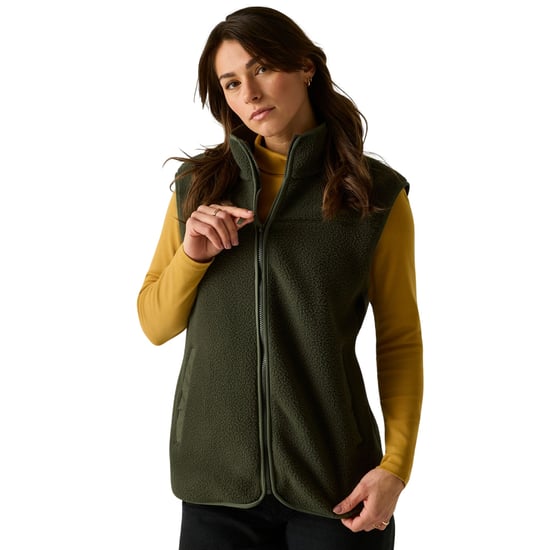 Regatta Womens/Ladies Frankie Borg Body Warmer (Dark Khaki) - Image 1