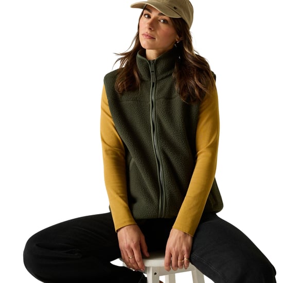 Regatta Womens/Ladies Frankie Borg Body Warmer (Dark Khaki) - Image 6