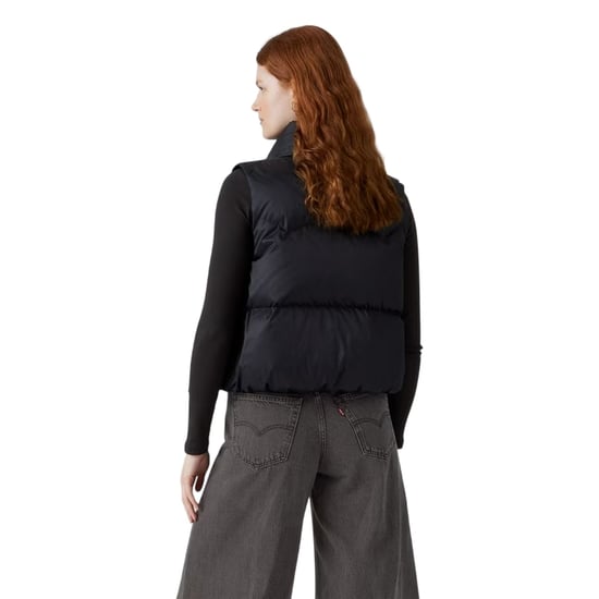 Levis Womens/Ladies Western Bubble Gilet (Black) - Image 3