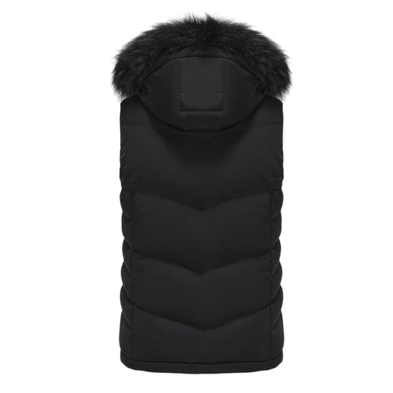 SoulCal Womens/Ladies Zip Pocket Gilet (Black) - Image 2