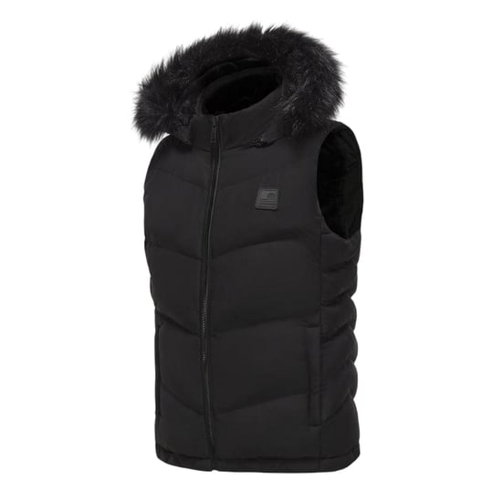 SoulCal Womens/Ladies Zip Pocket Gilet (Black) - Image 3