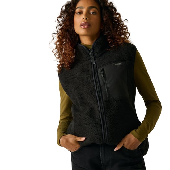 Regatta Borg longline bodywarmer voor dames (Zwart) - Image 6