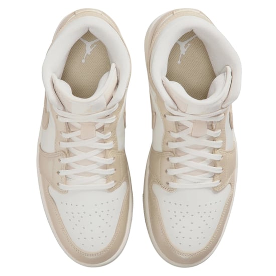 Nike Air Jordan 1 Mid Se Metallic Team Gold Sneakers - Image 4