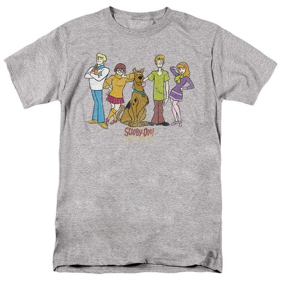 Scooby Doo Unisex Bende T-shirt voor volwassenen (Atletische Heide) - Image 1