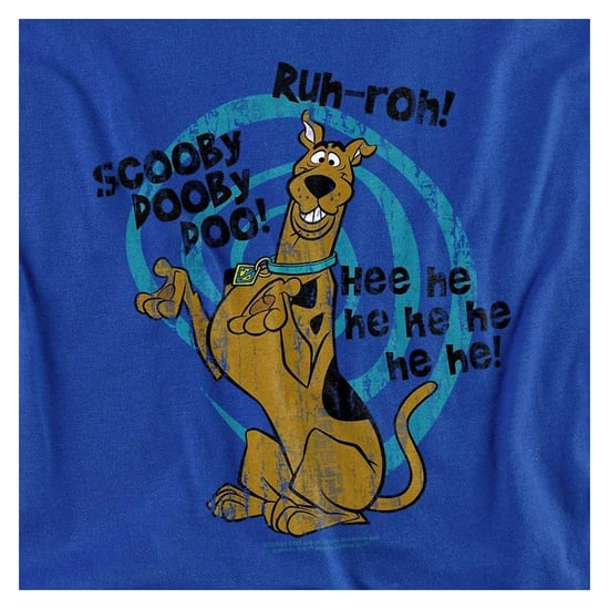 Scooby Doo Quote T-shirt voor volwassenen (Royaal Blauw) - Image 3