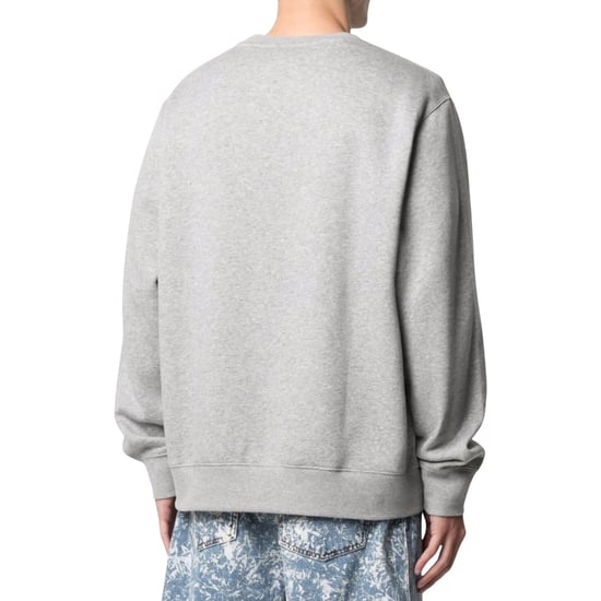 Nike Logo Crewneck Grey Sweater - Image 3