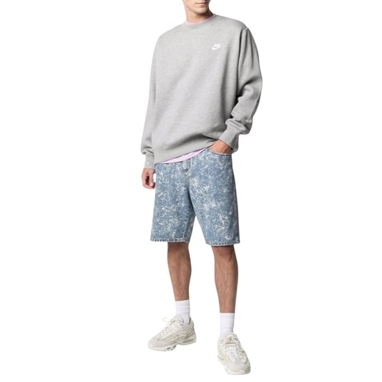 Nike Logo Crewneck Grey Sweater - Image 5