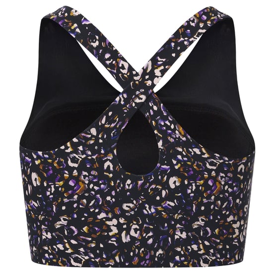 Biba Sportbeha voor dames met V-hals en luipaardprint uit de Move-collectie (Zwart) - Image 2