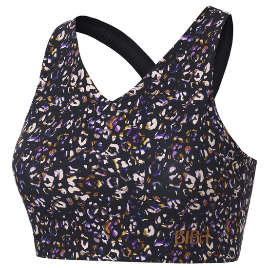 Biba Sportbeha voor dames met V-hals en luipaardprint uit de Move-collectie (Zwart) - Image 4