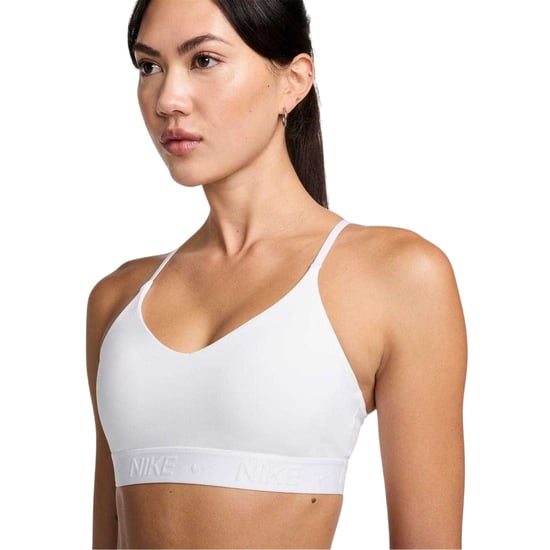 Nike Indy Light Support sportbeha voor dames (Wit) - Image 1