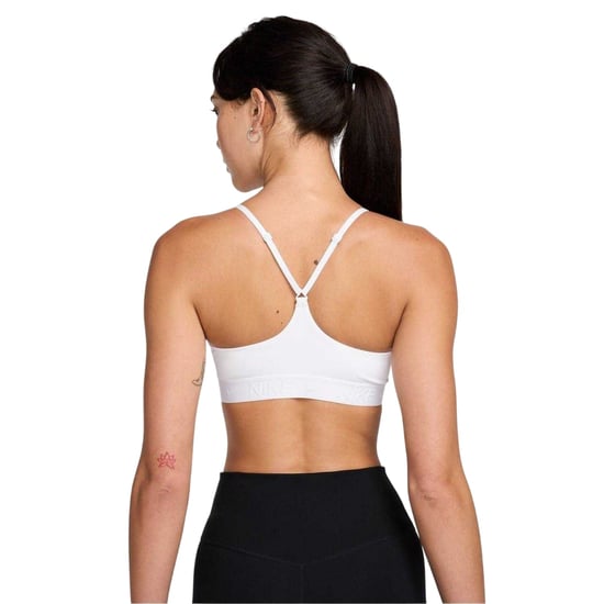 Nike Indy Light Support sportbeha voor dames (Wit) - Image 3