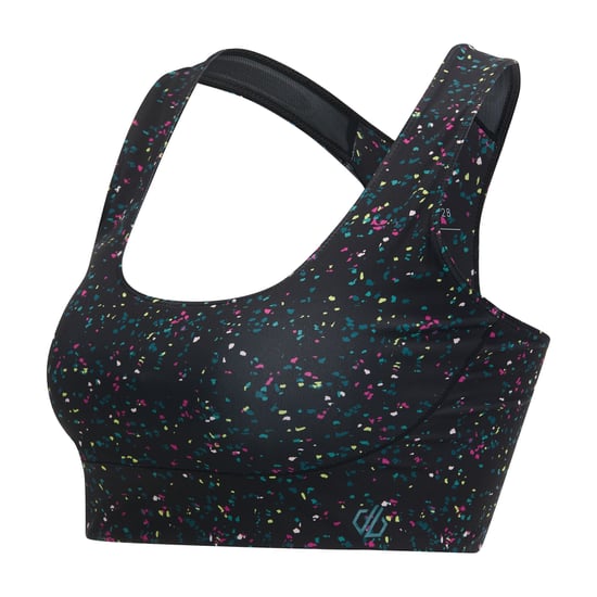 Dare 2B Womens/Ladies Influential Speckle Sports Bra (Black) - Image 3