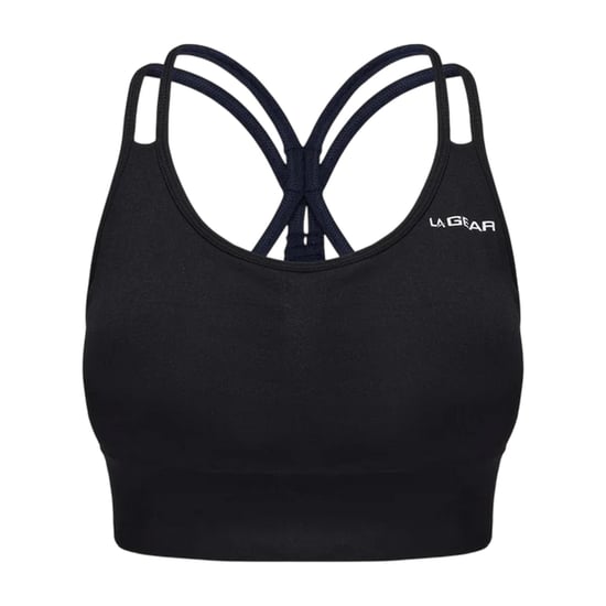 LA Gear Dames/Dames Naadloze Sportbeha (Zwart) - Image 1