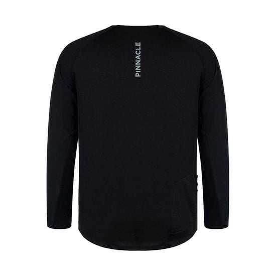 Pinnacle MTB-fietsshirt met lange mouwen voor heren (Zwart) - Image 2