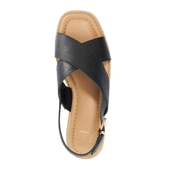 Dune London Womens/Ladies Lemesos Leather Flat Sandals (Black) - Image 3