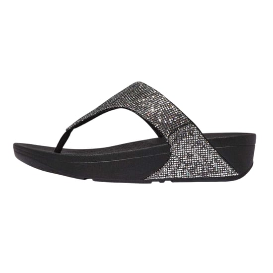 Fit Flop Lulu Glitterball-sandalen met teenband en sleehak voor dames (Zilver) - Image 2