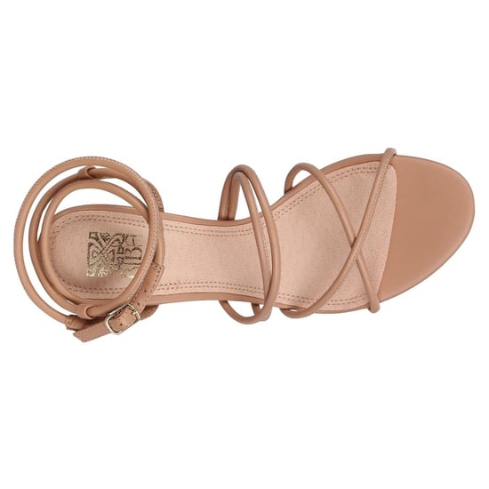 Biba Selita leren sandalen met blokhak voor dames (Naakt) - Image 3