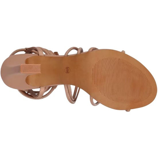 Biba Selita leren sandalen met blokhak voor dames (Naakt) - Image 4