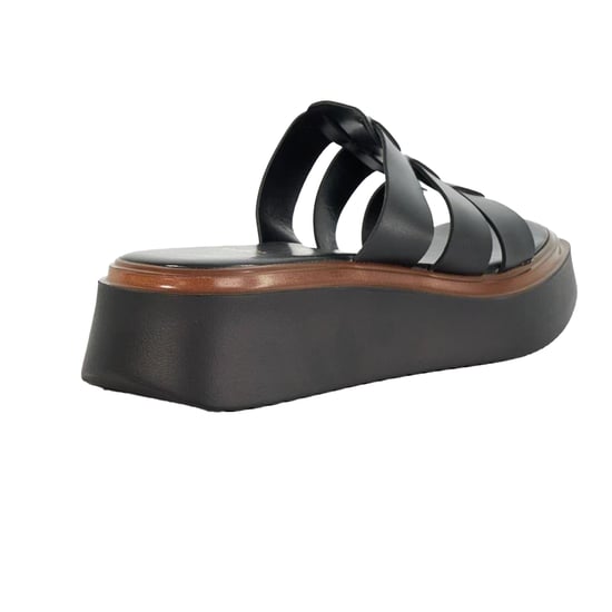 Dune London Womens/Ladies Latelys Leather Platform Sandals (Black) - Image 2