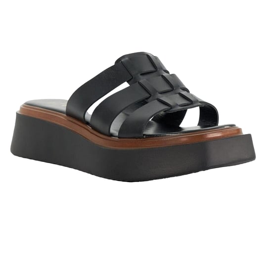 Dune London Womens/Ladies Latelys Leather Platform Sandals (Black) - Image 4
