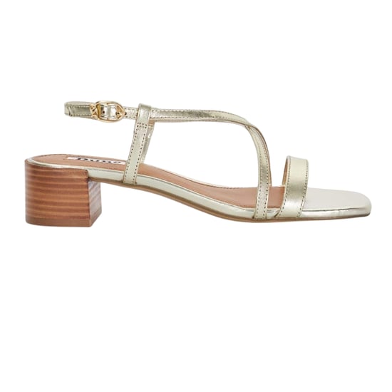 Dune London Sandaler med låg klack från Jaskell för kvinnor/damer (Guld) - Image 1