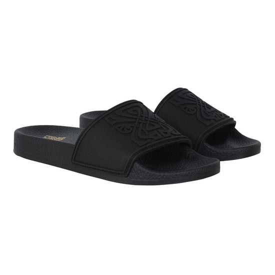 Biba Biba strandpantoffels voor dames met rubberen, gewatteerde bandjes (Zwart) - Image 4