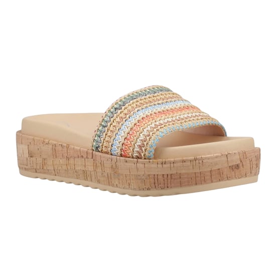 Rocket Dog Dames Faye Alti Raffia Suede Sandalen (Multikleur) - Image 5
