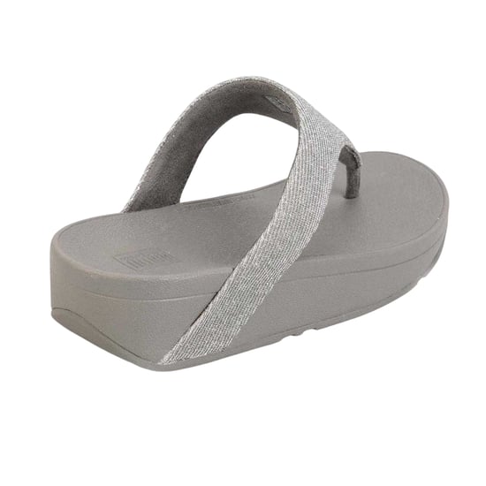 FitFlop Womens/Ladies Lottie Glitzy Thong Strap Sandals (Gunmetal) - Image 2