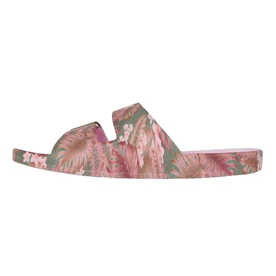 Biba Biba-slippers met dubbele bandjes voor dames (Roze/Groen) - Image 3