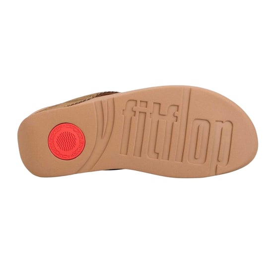 FitFlop Womens/Ladies Lottie Glitzy Thong Strap Sandals (Bronze) - Image 3