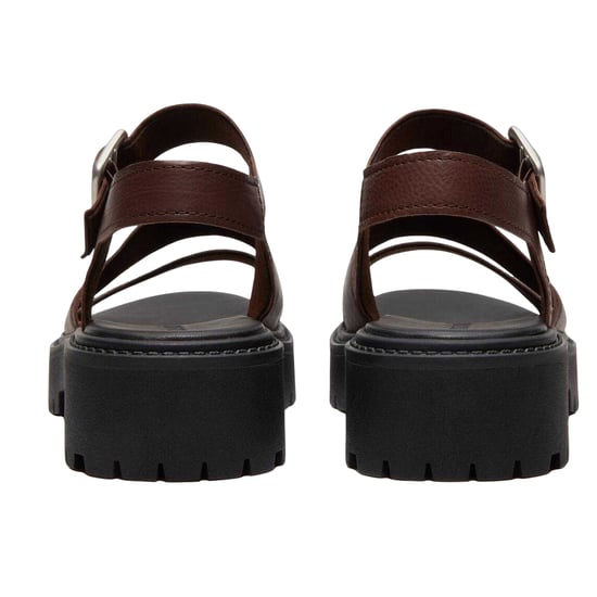 Timberland Womens/Ladies Leather Flat Gladiator Sandals (Brown) - Image 2