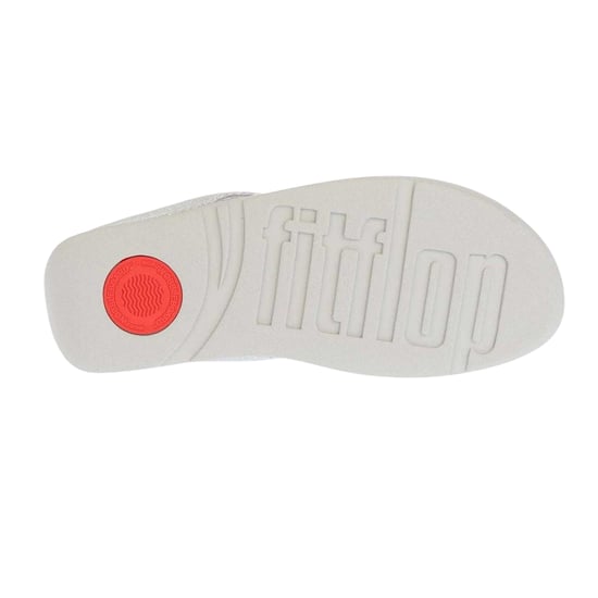 FitFlop Womens/Ladies Lottie Glitzy Thong Strap Sandals (Silver) - Image 3