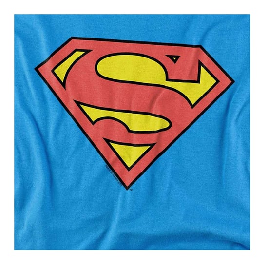 Superman Unisex Klassiek logo voor volwassenen T-Shirt (Turquoise) - Image 3