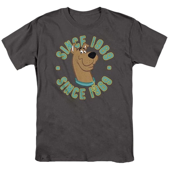 Scooby Doo Unisex volwassen sinds 1969 T-Shirt (Houtskool) - Image 1