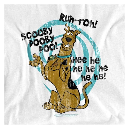 Scooby Doo Quote T-shirt voor volwassenen (Wit) - Image 3