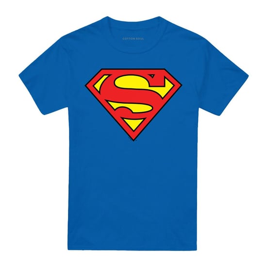 Superman Unisex Klassiek logo voor volwassenen T-Shirt (Royaal Blauw) - Image 2