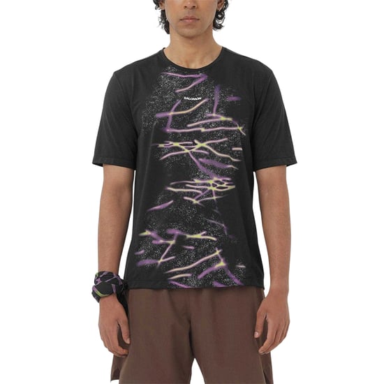 Salomon Heren-T-shirt met korte mouwen, model Core Regular (Zwart) - Image 3