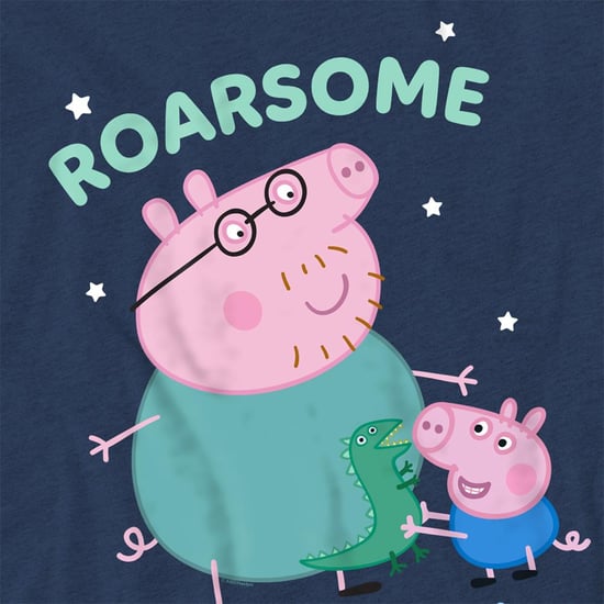 Peppa Pig Unisex Adult Roarsome Daddy Pig T-Shirt (Heide-Marine) - Image 4
