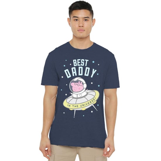 Peppa Pig Unisex Adult Best Daddy Pig In The Universe T-Shirt (Heide-Marine) - Image 1