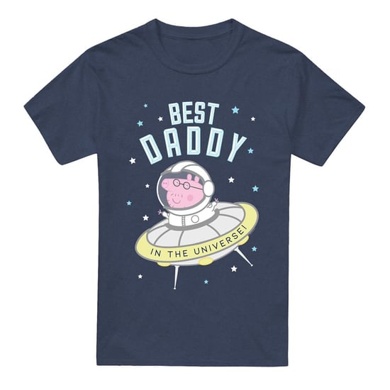 Peppa Pig Unisex Adult Best Daddy Pig In The Universe T-Shirt (Heide-Marine) - Image 2